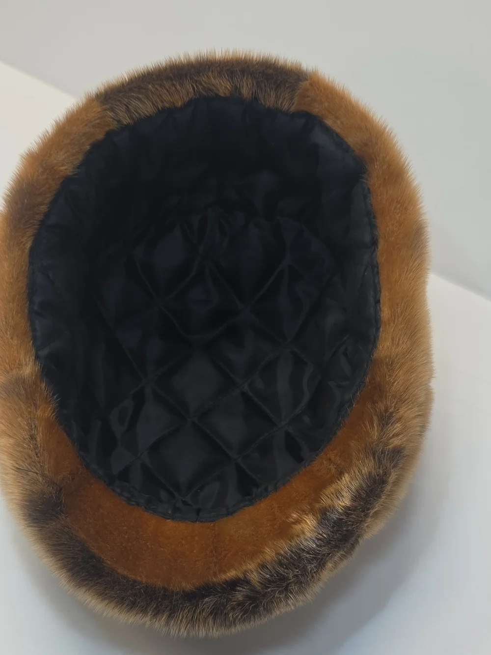 Men's Brown Fur Grooming Cap